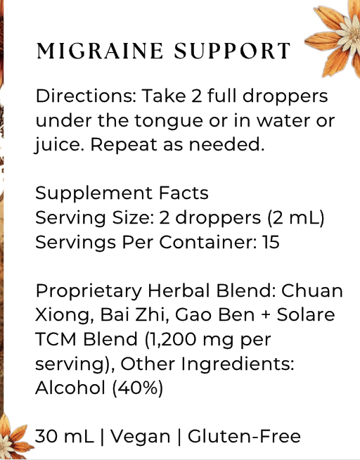 Migraine Coming On?